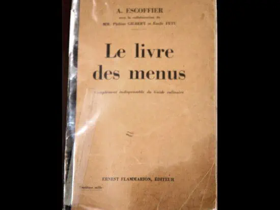 Liver Des Menus 1912