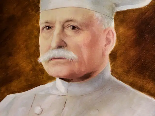 Portrait d'Auguste Escoffier legion d'honneur